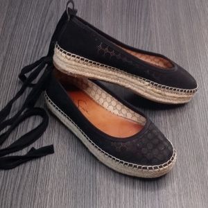 Jessica Simpson Mikaela Round Toe Black Size 7.5